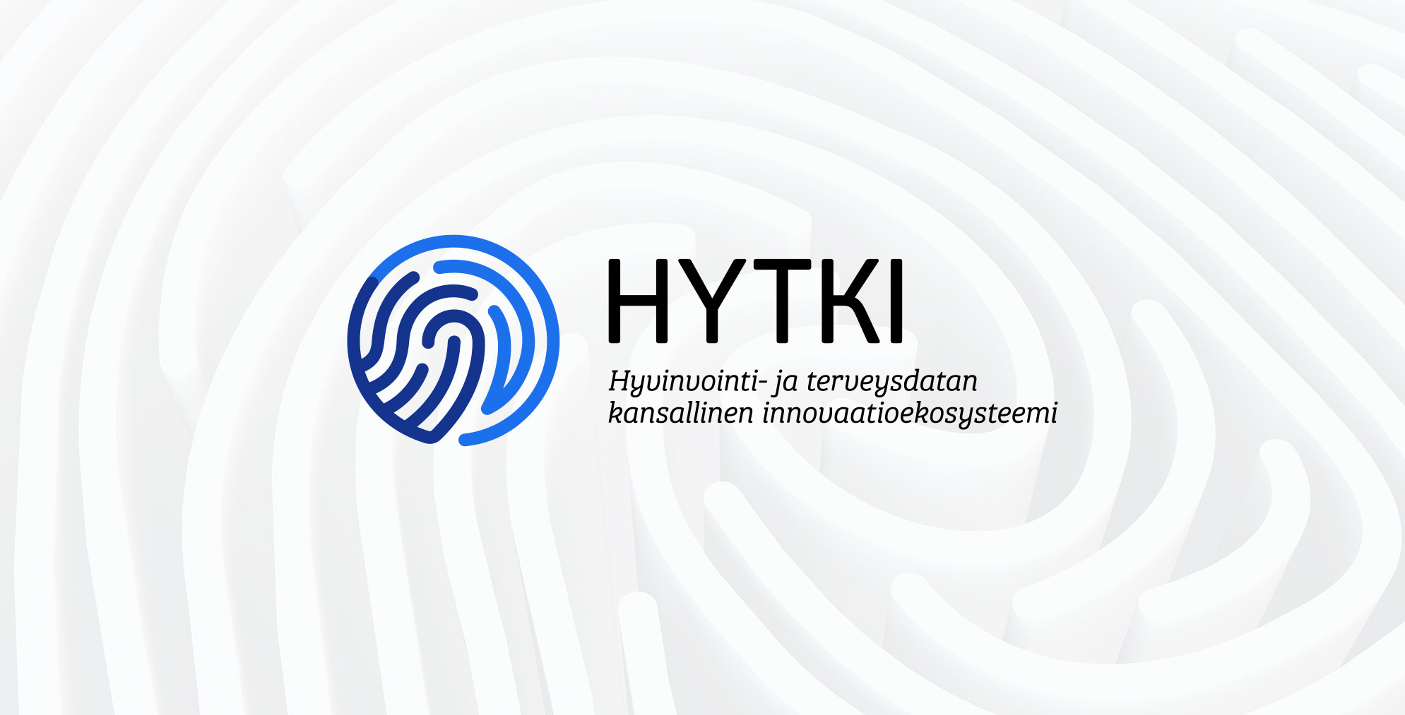 HYTKI Hyvinvointi- ja terveysdatan kansallinen ekosysteemi -logo.